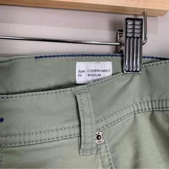 Brax Matcha Green Cooper Fancy Chino Pants UltraLight Regular Fit - Picture 5 of 11